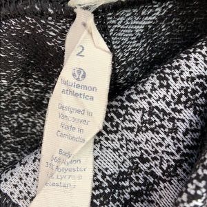lululemon athletica Pants - Black and White Lululemon Leggings lululemon athletica Pants - Black and White Lululemon Leggings